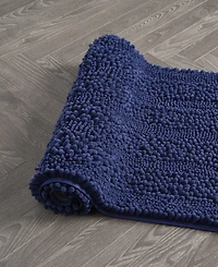 Laura Ashley Astor Chenille Bath Mat, 27" x 45"