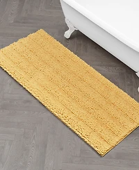 Laura Ashley Astor Chenille Bath Mat, 24" x 60"
