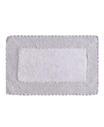 Laura Ashley Cotton Ruffled Bath Rug, 27" x 45"