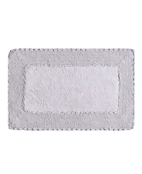 Laura Ashley Cotton Ruffled Bath Rug, 27" x 45"