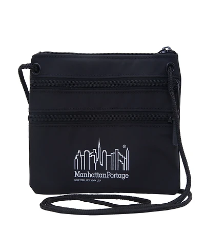 Manhattan Portage Triple Zipper Crossbody Pouch
