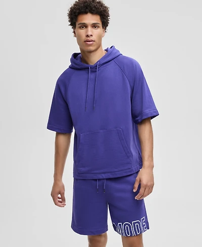 Mode of One Men's Relaxed-Fit Short-Sleeve Hoodie, Macy's Exclusive