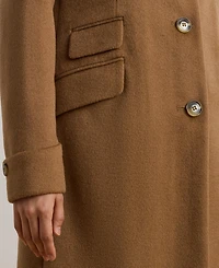 Lauren Ralph Petite Notched-Collar Walker Coat
