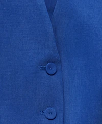 Mango Women's Straight Lyocell Suit Vest