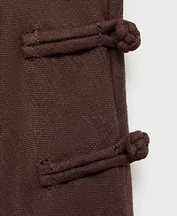 Mango Women's Linen-Blend Straight Skirt