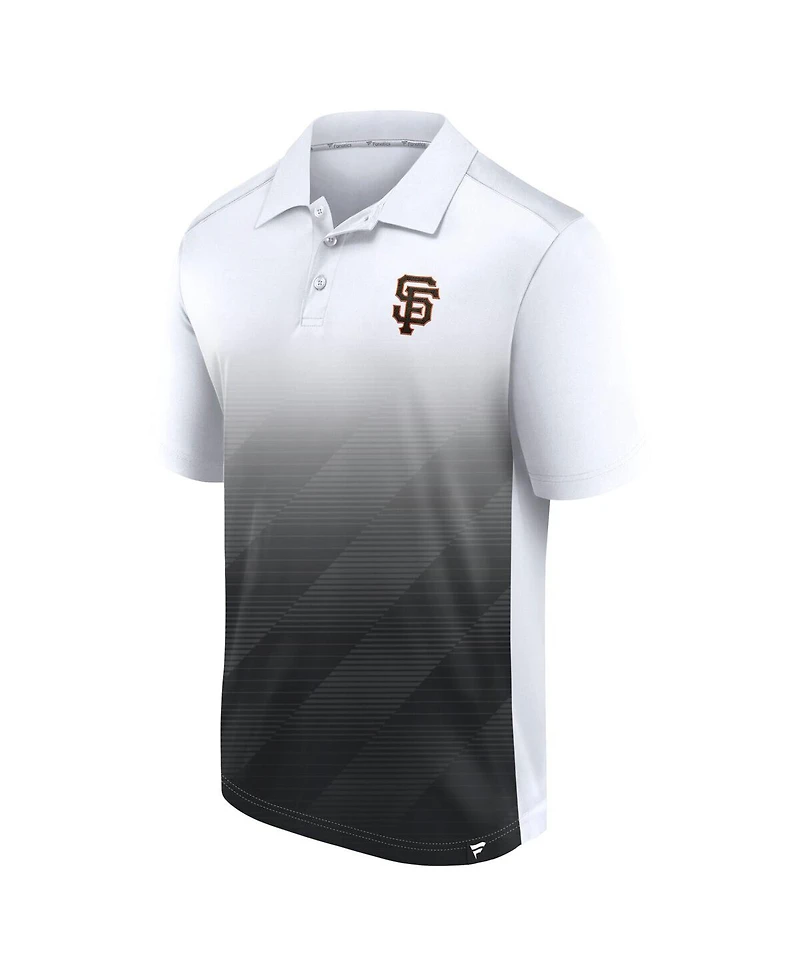 Fanatics Men's White San Francisco Giants Iconic Parameter Sublimated Polo Shirt