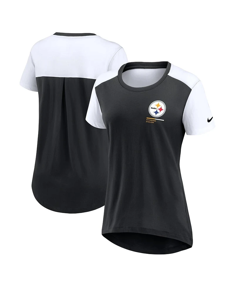 Nike Women's Black Pittsburgh Steelers Performance Fashion T-Shirt