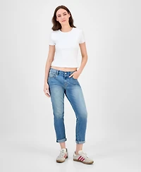 7 For All Mankind Women's Josefina Cropped Straight-Leg Jeans