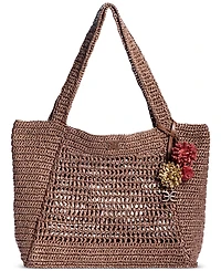 Sam Edelman Marcie Open Weave Raffia Tote