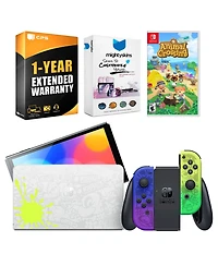 Nintendo Switch Oled Console Splatoon 3 Special Edition with Animal Crossing: New Horizons