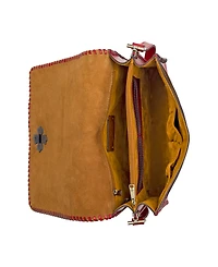 Patricia Nash Mabilia Leather Flap Crossbody
