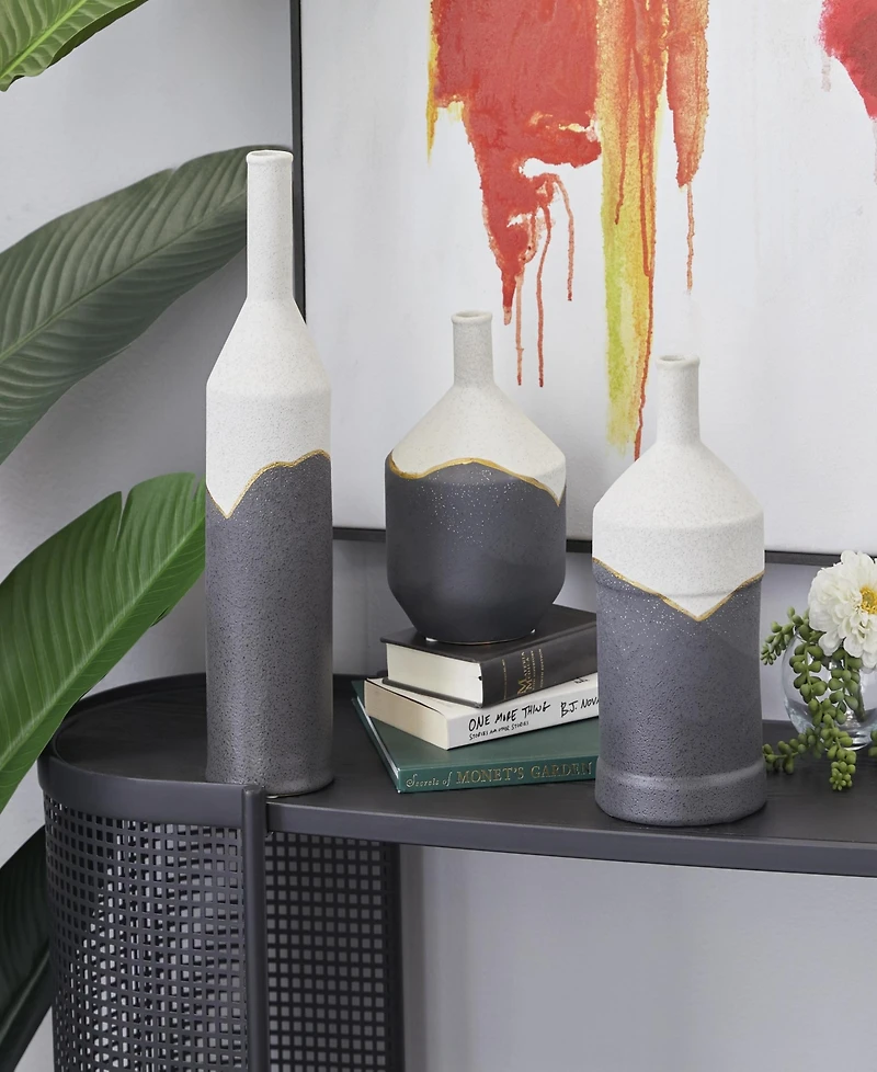 CosmoLiving Modern Vase, Set of 3