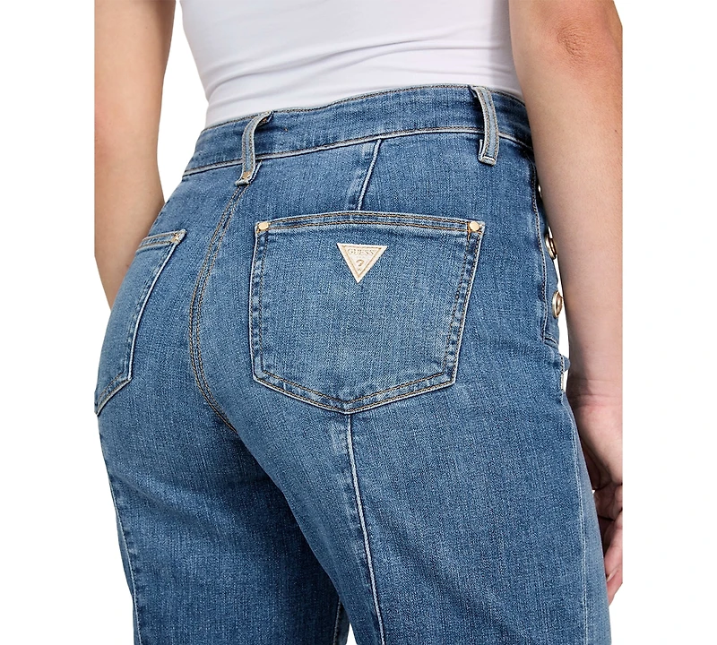 Guess Women's Faye High Rise Flare Jeans