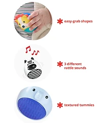 Jungle Beats Baby Egg Shaker Set