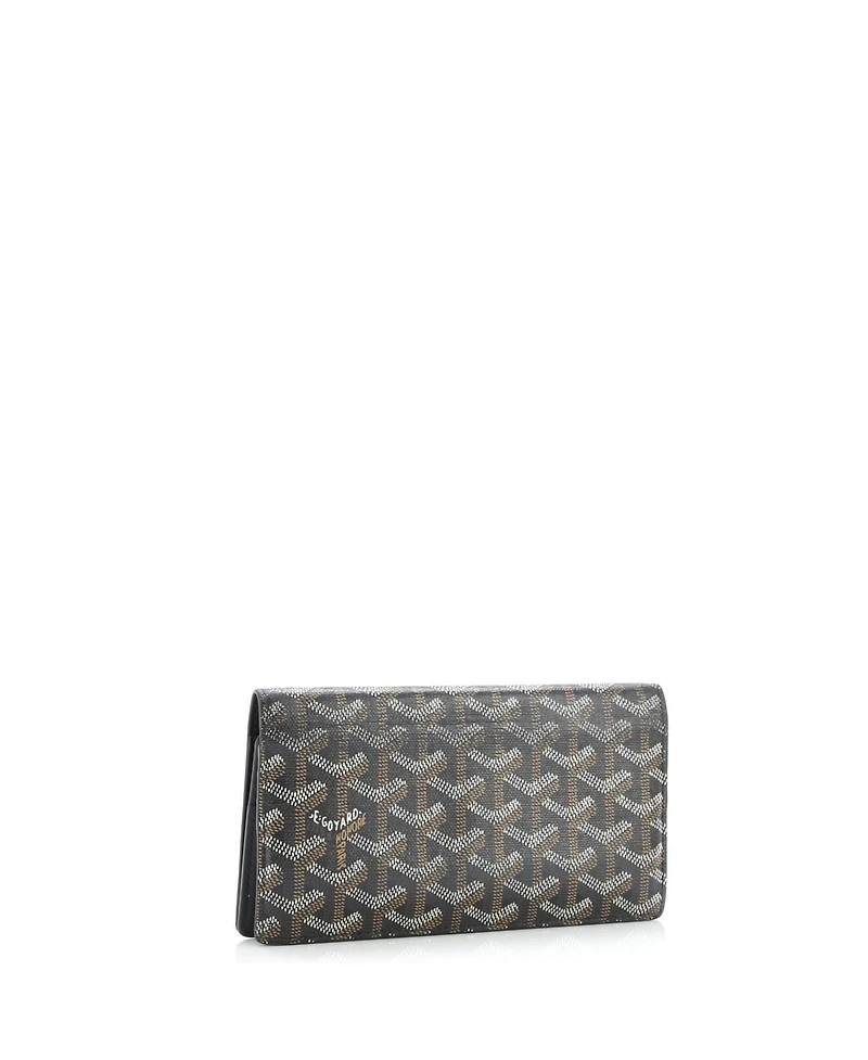Pre-Owned Goyard Long Richelieu Wallet Coated Canvas