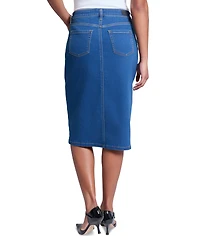 Jones New York Petite Lexington Denim Pencil Skirt