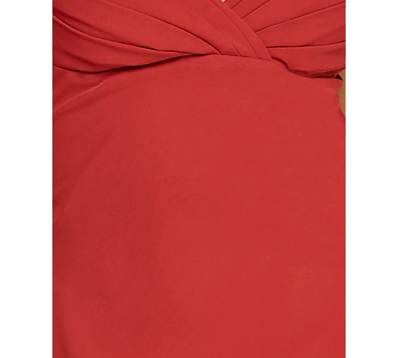 Seni & Cade Juniors' Pleated Bust Sleeveless Midi Dress
