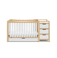 Graco Remi All-in-One Convertible Crib with Drawer and Changer (Gray)