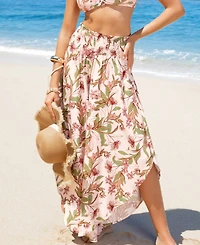 Cupshe Women's Blossom Dream Floral Cover-Up Pants