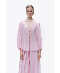 Nocturne Women's Beaded Embroidered Shirt