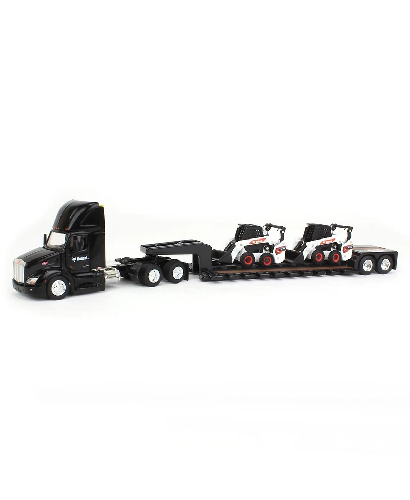 Ertl 1/64 Peterbilt 579 w/ Lowboy & 2 Bobcat S76 Skid-Steer Loaders, 2022 Ntt'Nc Show