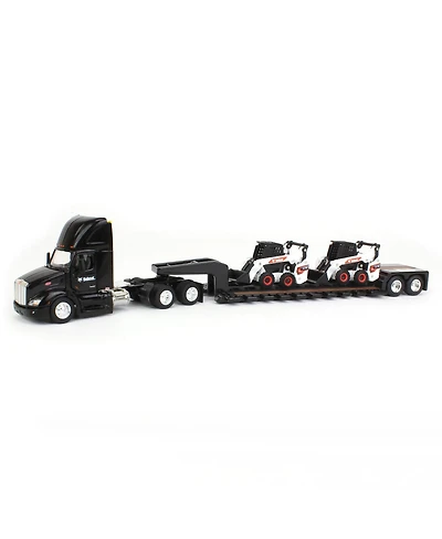 Ertl 1/64 Peterbilt 579 w/ Lowboy & 2 Bobcat S76 Skid-Steer Loaders, 2022 Ntt'Nc Show