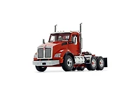 1/50 Kenworth T880, Burnt Orange And Chrome, With East Genesis End Dump Trailer By First Gear