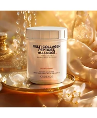 Codeage Multi Collagen Peptides Powder + Allulose - 5 Types - Grass-Fed Collagen - Rare Sugar Allulose Supplement - 0 Calories Sweetener & 0 Carbs