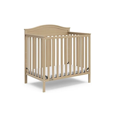 Graco Stella 4-in-1 Convertible Mini Crib with Bonus Mattress