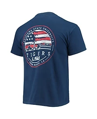 Image One Men's Navy Lsu Tigers Campus Americana T-Shirt
