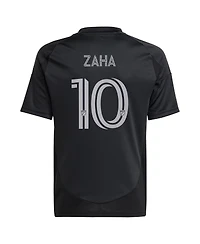 Adidas Big Boys and Girls Wilfried Zaha Black Charlotte Fc 2025 Fortress Kit Replica Player Jersey