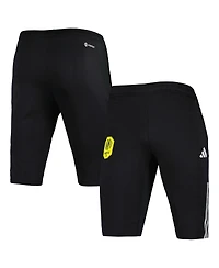 Adidas Men's Black Nashville Sc 2023 On-Field Training Aeroready Slim Fit Half Pants