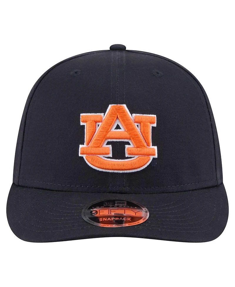 New Era Men's Navy Auburn Tigers Low Profile 9FIFTY Snapback Hat