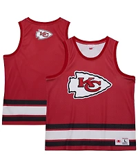 Mitchell & Ness Men's Red Kansas City Chiefs Jersey Logo Tank Top