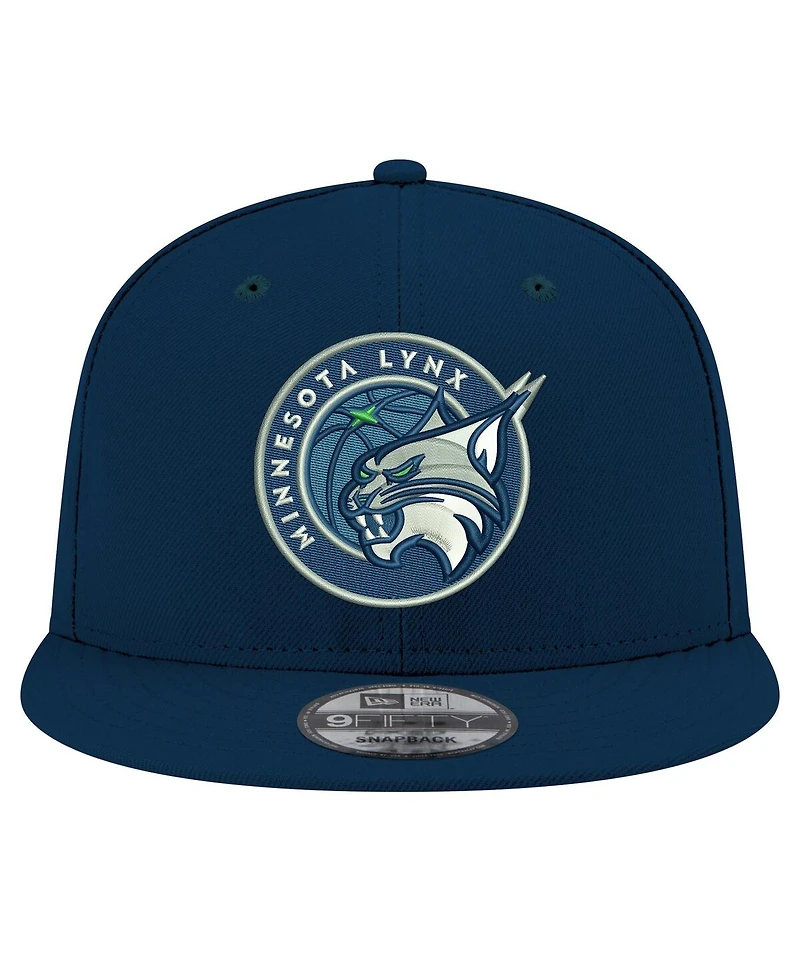 New Era Men's and Women's Navy Minnesota Lynx Logo 9FIFTY Snapback Hat
