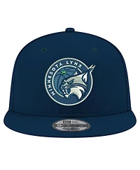New Era Men's and Women's Navy Minnesota Lynx Logo 9FIFTY Snapback Hat