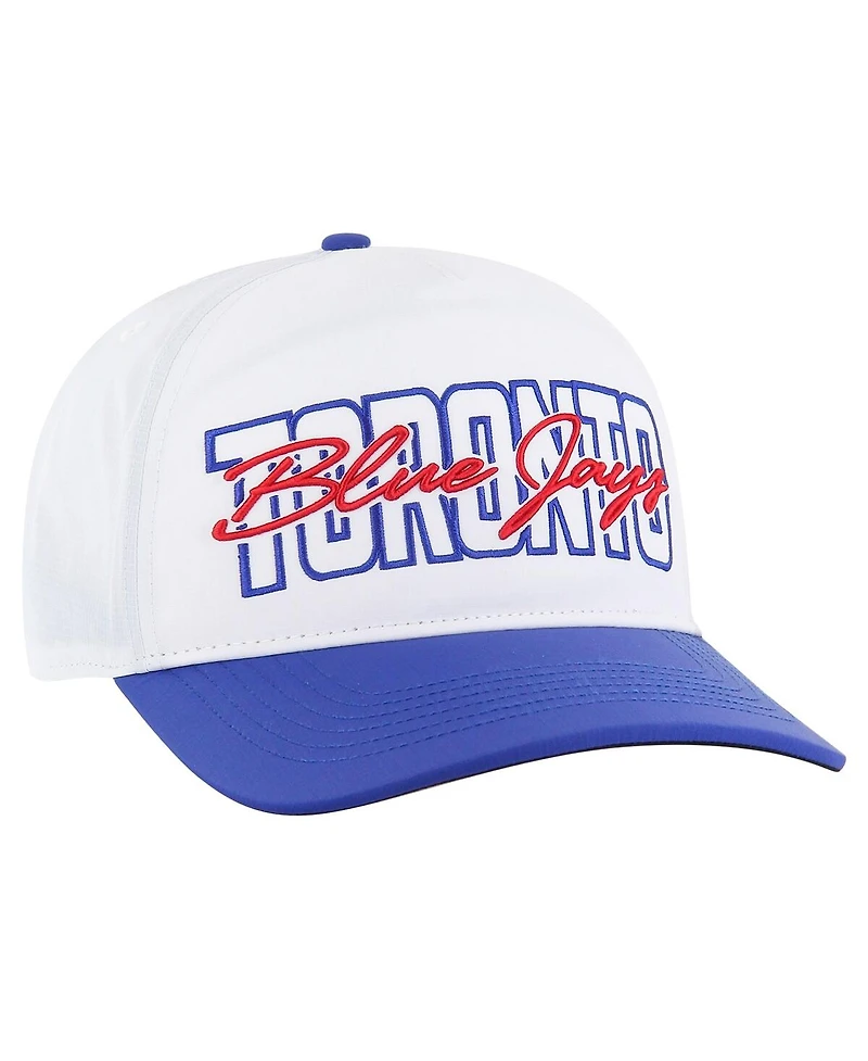 '47 Brand Men's White Toronto Blue Jays Lineman Hitch Adjustable Hat