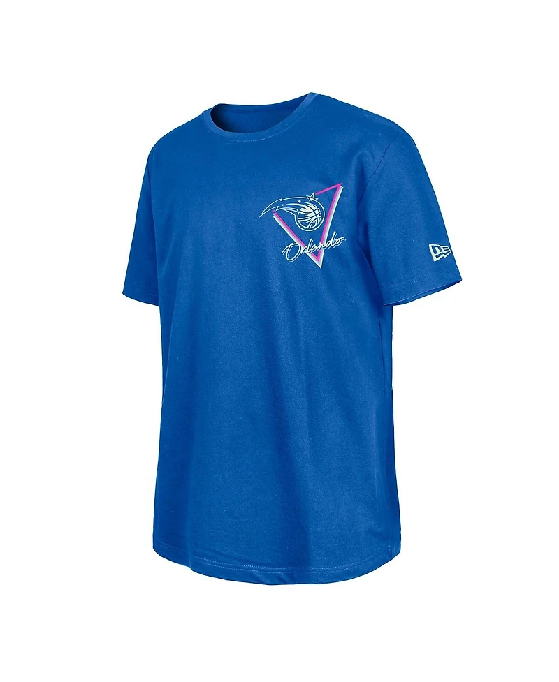 New Era Men's Blue Orlando Magic Glow-in-the-Dark T-Shirt
