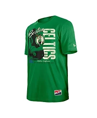 New Era Men's Kelly Green Boston Celtics Distressed Throwback Vintage Color Pack T-Shirt
