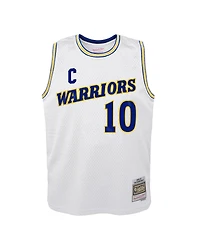 Mitchell & Ness Big Boys and Girls White Tim Hardaway Golden State Warriors 1990-91 Hardwood Classics Swingman Throwback Home Jersey