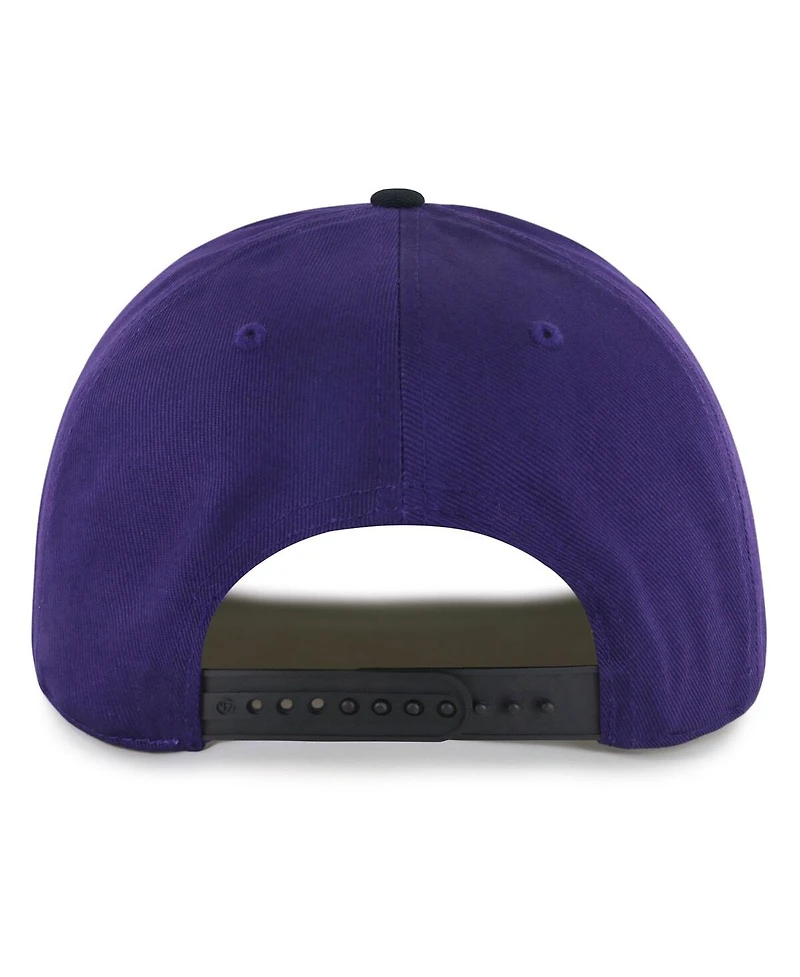 '47 Brand Men's Purple/Black Sacramento Kings Drop Shadow Rope Hitch Adjustable Hat