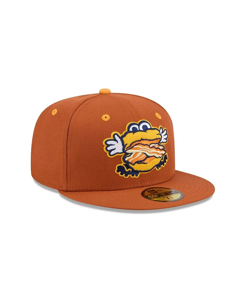 New Era Men's Brown Montgomery Biscuits Theme Nights 59FIFTY Fitted Hat