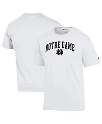 Champion Men's White Notre Dame Fighting Irish Arched Logo T-Shirt