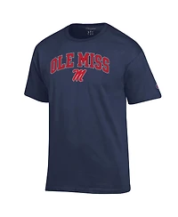 Champion Men's Navy Ole Miss Rebels Arch Over Logo T-Shirt