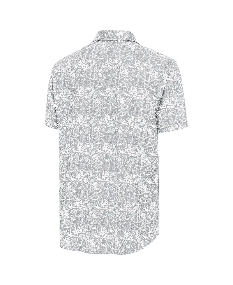 Antigua Men's Gray Chicago White Sox Resort Button-Up Shirt
