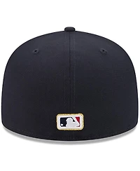 New Era Men's Navy Atlanta Braves 2025 59FIFTY Day Fitted with Pins Hat