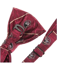 Eagles Wings Men's Garnet Florida State Seminoles Oxford Bow Tie