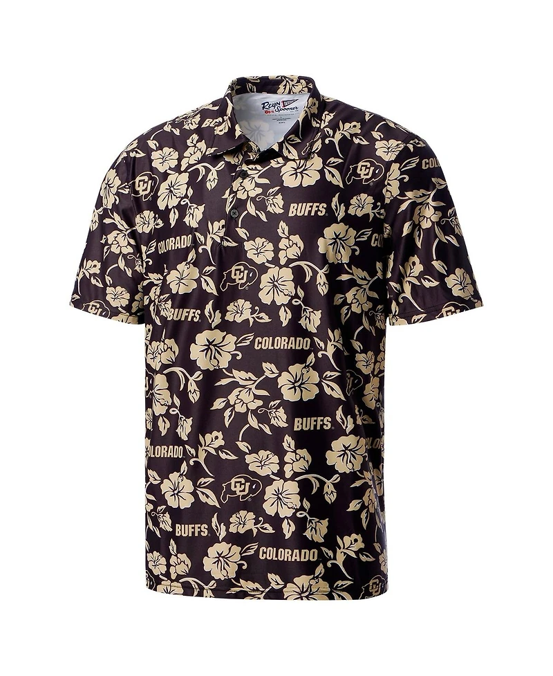 Reyn Spooner Men's Black Colorado Buffaloes Performance Polo Shirt
