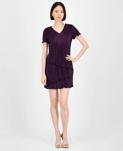 Connected Petite Jacquard Sheath Dress