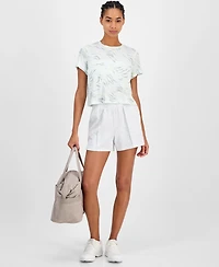 Id Ideology Women's Fluid Zebra T-Shirt, Exclusively at Macy's
